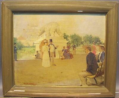 View of the Horticulture Building by Oliver Dennett Grover - Auction record, sale price, and art valuation. Compare with similar artists and explore comparable artworks.