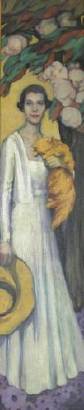 Portrait of Emily Macfadden with Her Cat
