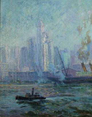 New York City Harbor and Skyline