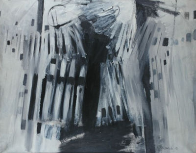 Sample artwork by William Kienbusch (1914 - 1980), known for mod sea-landscape, non objective - View similar artists and auction records