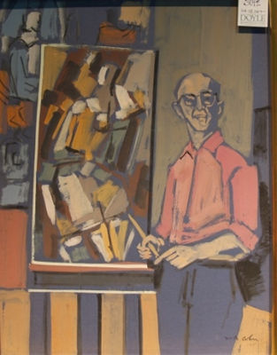Portrait of Max Arthur Cohn: Self-portrait