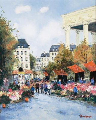 Les Marchandes de Fleurs Place de la Madeleine
