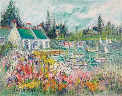 Riviere Fleurie by Yolande Ardissone - Auction record, sale price, and art valuation. Compare with similar artists and explore comparable artworks.