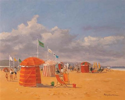 Tentes sur la Plage