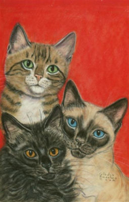 THE BIG BOOK OF CATS, ORIGINAL COVER ART