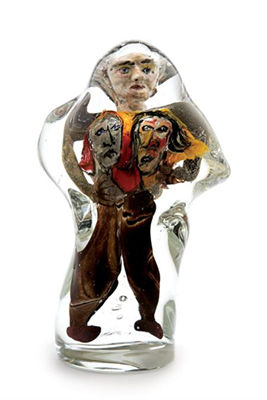 SCULPTURE OF AN ENCASED MAN by David Hopper - Auction record, sale price, and art valuation. Compare with similar artists and explore comparable artworks.