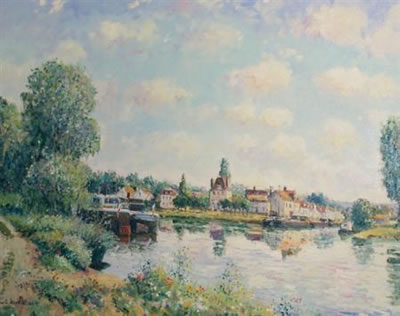 BORD DE LA SEINE A SAINT MAMMES
