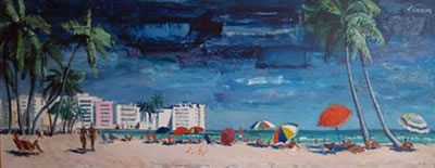 Figures on the Beach