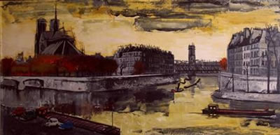 Notre Dame at Sunset, 1968