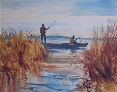 ON THE WATER; IN THE FIELD: TWO WORKS