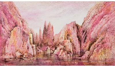 Stage Design for Montemezzi's "L'amore dei tre re" and Study for a Cathedral Interior: A double-sided work by Beni Montresor - Auction record, sale price, and art valuation. Compare with similar artists and explore comparable artworks.