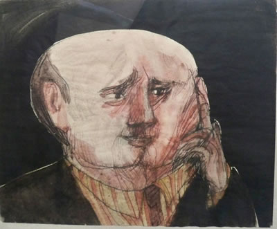(i) Head of a Man, 1957 AND (ii) Chester Johnson Reading (2)