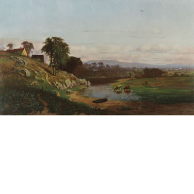 New England River Landscape