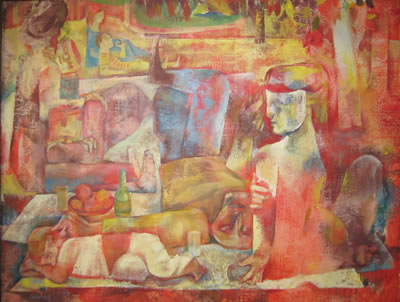 Picnic III, 1977 by Joseph Wolins - Auction record, sale price, and art valuation. Compare with similar artists and explore comparable artworks.