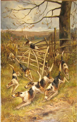 Over the Fence by Arthur Alfred Davis - Auction record, sale price, and art valuation. Compare with similar artists and explore comparable artworks.