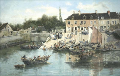 Workers in a Harbor