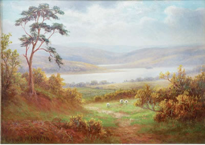 Highland Landscapes: Two by Everett W Mellor - Auction record, sale price, and art valuation. Compare with similar artists and explore comparable artworks.