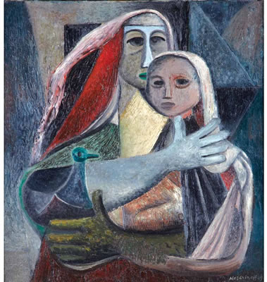 Mother and Child by Nicolas Mordvinoff - Auction record, sale price, and art valuation. Compare with similar artists and explore comparable artworks.