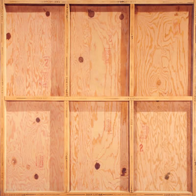 Plywood with Studs, 1974 by John Clem Clarke - Auction record, sale price, and art valuation. Compare with similar artists and explore comparable artworks.