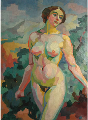 Standing Nude, 1911