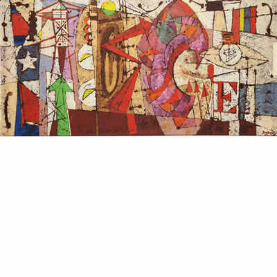 Communications, 1958 by Karl Zerbe - Auction record, sale price, and art valuation. Compare with similar artists and explore comparable artworks.