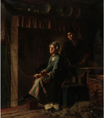 Mending the Nets, 1880