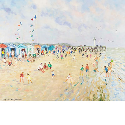 Sample artwork by Jacques Bouyssou (1926 - 1997), known for landscape, marine paintings - View similar artists and auction records