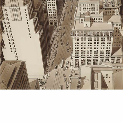 Euclide Avenue, Cleveland, Ohio, circa 1930