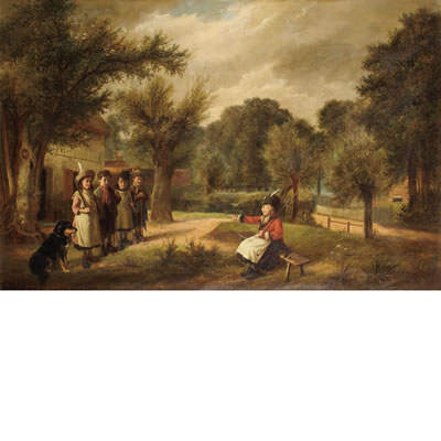Children Playing Soldier