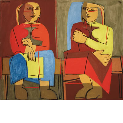 Sample artwork by Luis Seoane (1910 - 1979), known for draughtsman, painter, engraver, and writer - View similar artists and auction records