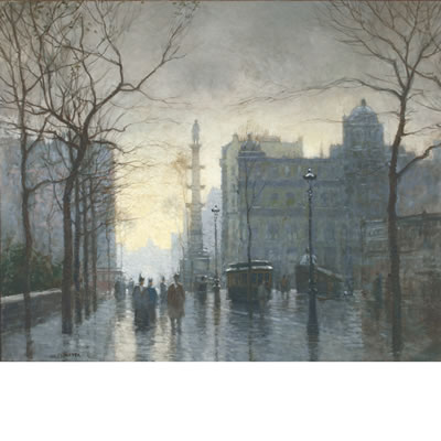Rainy Day, Columbus Circle