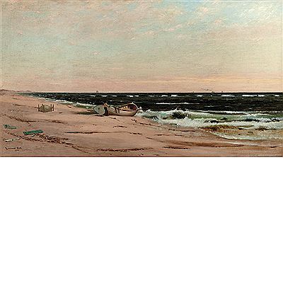 Surf at Bellport, Long Island, 1880 by Edward B Gay - Auction record, sale price, and art valuation. Compare with similar artists and explore comparable artworks.