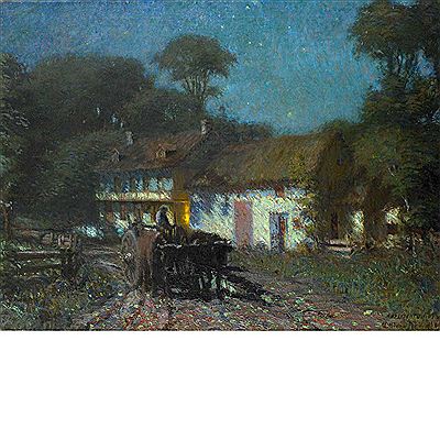Driving The Ox-Team at Midnight, 1909 by George Glenn Newell - Auction record, sale price, and art valuation. Compare with similar artists and explore comparable artworks.