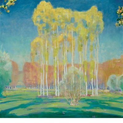 Autumnal Afternoon - The Poplars, Voulangis, 1909
