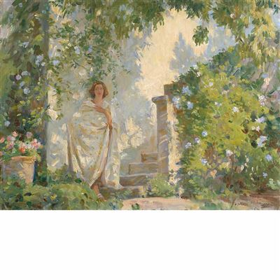 The White Villa by Jane De Glehn - Auction record, sale price, and art valuation. Compare with similar artists and explore comparable artworks.