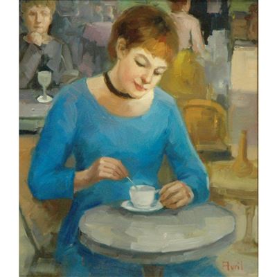 Tea Time by Madeleine Avril - Auction record, sale price, and art valuation. Compare with similar artists and explore comparable artworks.