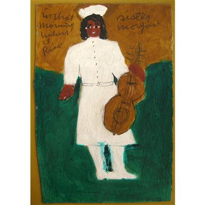 Portrait of Sister Gertrude Morgan: Self-Portrait with Guitar