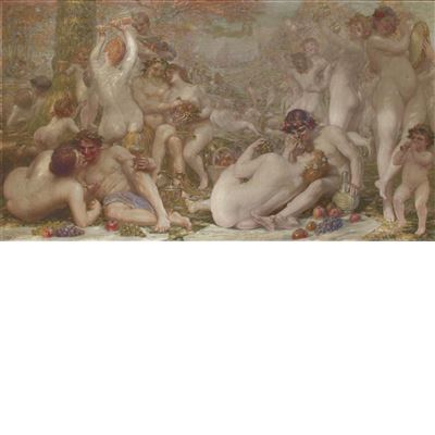 Bacchanale, 1919 by Auguste Leveque - Auction record, sale price, and art valuation. Compare with similar artists and explore comparable artworks.