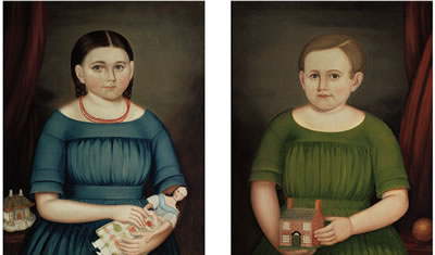(i) Portrait of Mary Wilcox, 1845 ; (ii) Portrait of Francis Wilcox by Joseph Stock - Auction record, sale price, and art valuation. Compare with similar artists and explore comparable artworks.