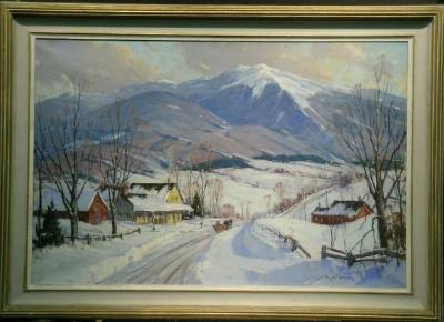 Winter in Pleasant Valley, Vermont