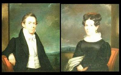 Portraits of Samuel Brown and Maria Crosby Brown