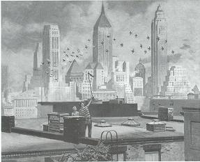 Circling Pigeons, Downtown NY