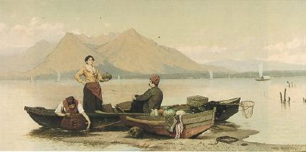 Fisherfolk in a Harbor