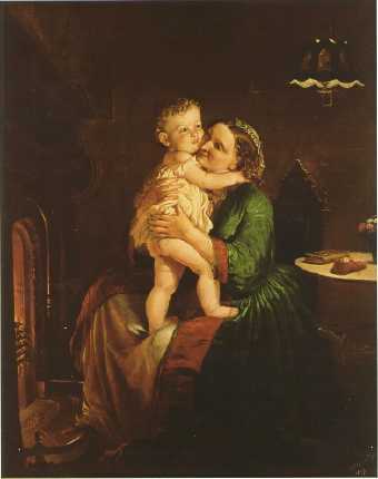 Mother and Child by this Hearth by Lilly Martin Spencer - Auction record, sale price, and art valuation. Compare with similar artists and explore comparable artworks.