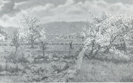 In the Apple Orchard by Ernest Frederick Meyer - Auction record, sale price, and art valuation. Compare with similar artists and explore comparable artworks.