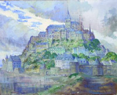 Drama in Gray, Mont Saint Michel