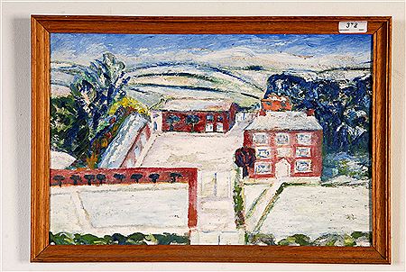 Red House, Snow Scene