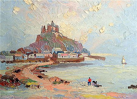 St Michael's Mount by Harry Edmunds Crute - Auction record, sale price, and art valuation. Compare with similar artists and explore comparable artworks.