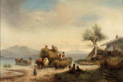 "Bei der Schilfernte" by Joseph Heinrich Ludwig Marr - Auction record, sale price, and art valuation. Compare with similar artists and explore comparable artworks.