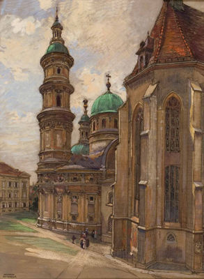 "Ansicht des Grazer Doms"